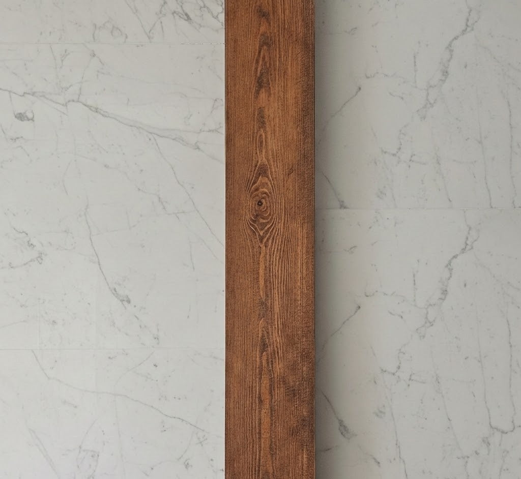 King Wooden Mirror - Walnut - 215cm x 125cm