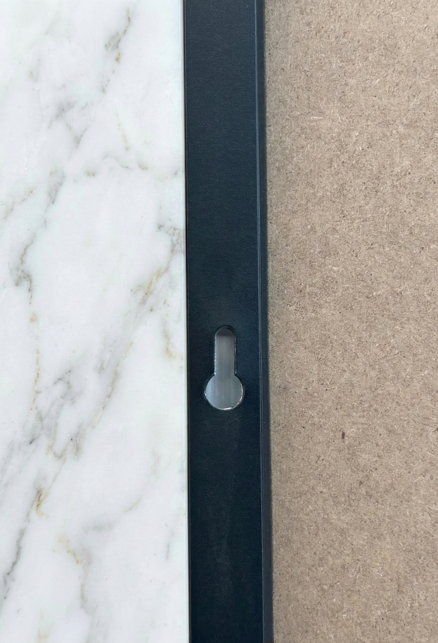 Full metal frame minimalist - Black - 200cm x 120cm