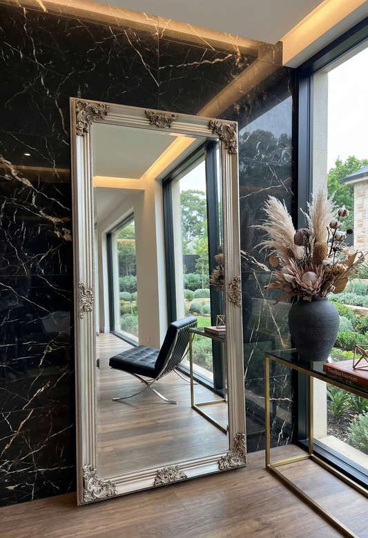 French Vienna Mirror - Champagne - 190cm x 90cm