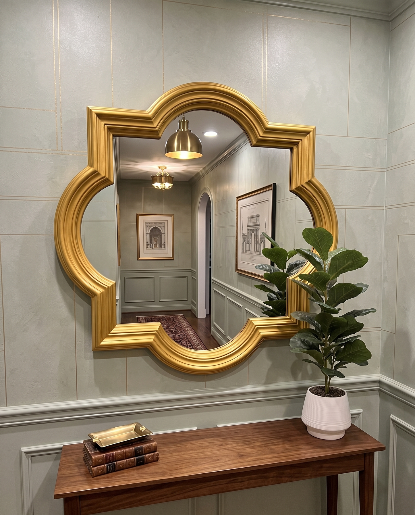 Golden Star Mirror – 120cm x 120cm