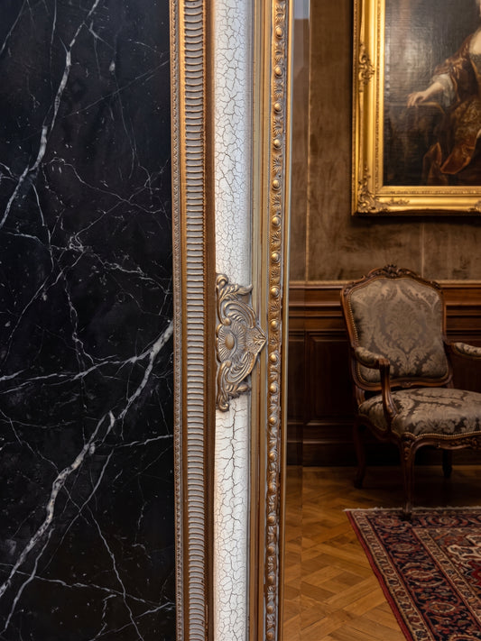 Versace Full Length Ornate Mirror - Gold Crackle - 210cm x 115cm