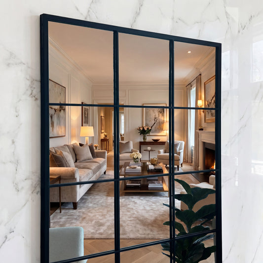 Manhattan Mirror - Black - 200cm x 100cm