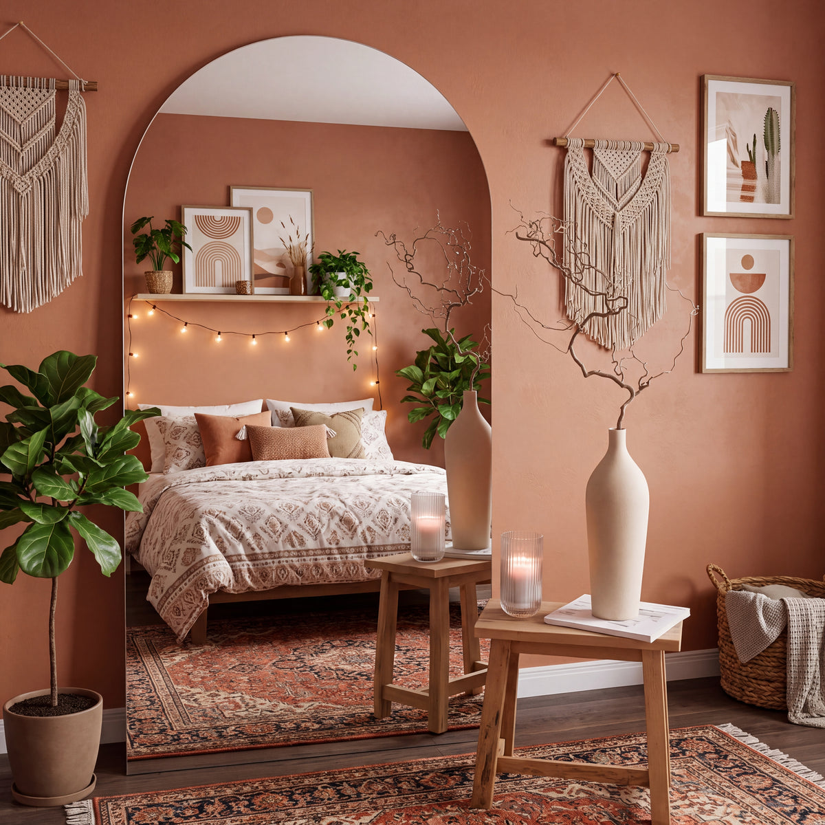 Bronte - Frameless Full Length Arch Mirror - 200cm x 100cm