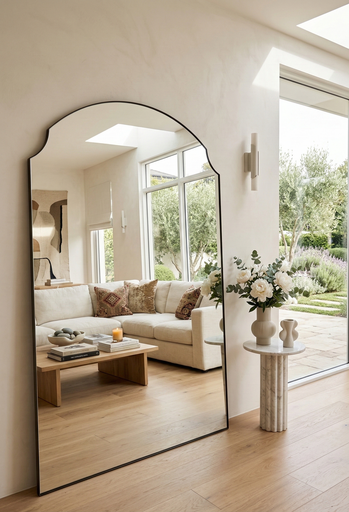 IYLA Oversized Arch Mirror - Black - 190cm x 120cm