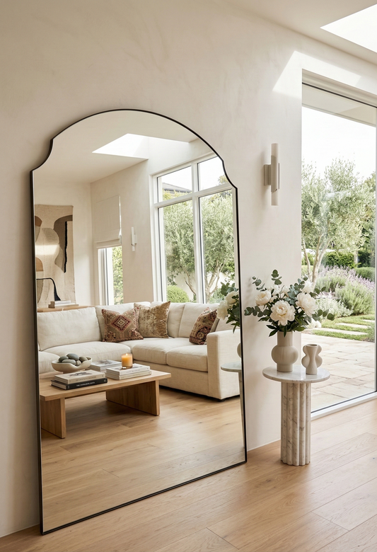 IYLA Oversized Arch Mirror - Black - 190cm x 120cm