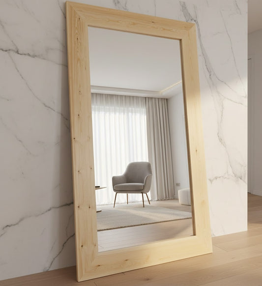 King Wooden Natural 215cm x 125cm