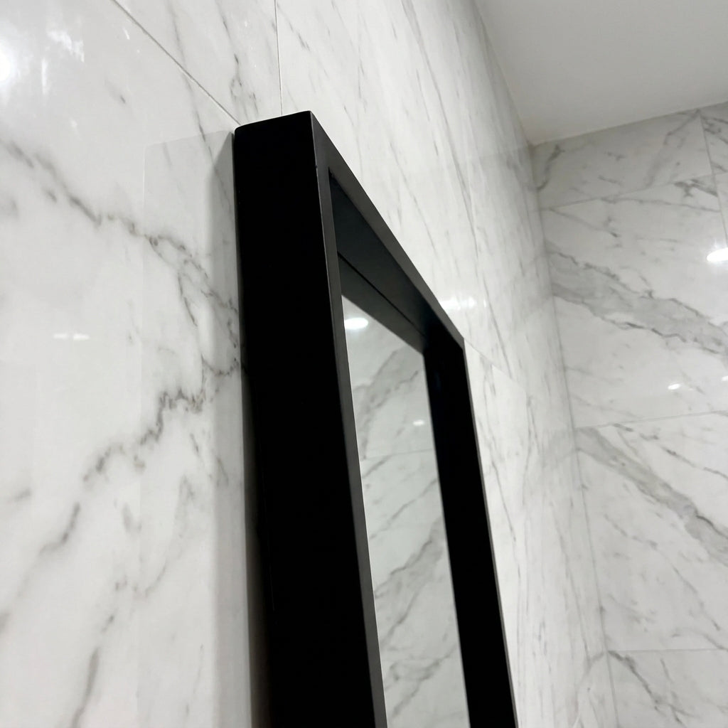 Boxa Full Length Boxed Rectangle Mirror - Black – 200x100cm