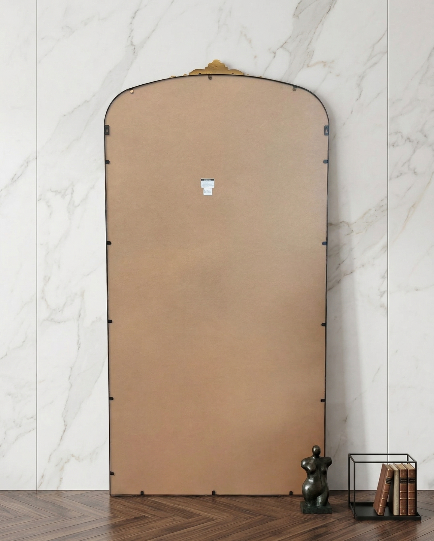 Ornate Arch Mirror - Bronze - 200cm x 100cm