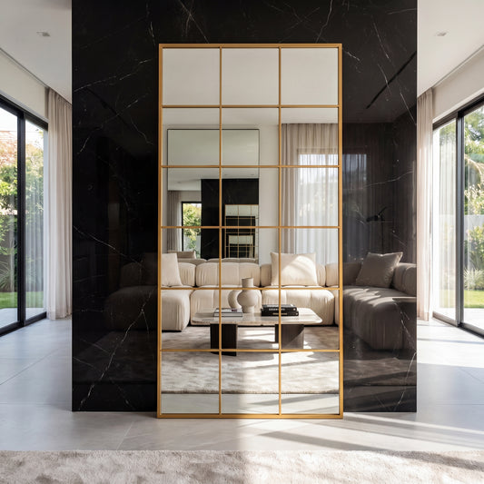 Manhattan Mirror - Gold - 200cm x 100cm