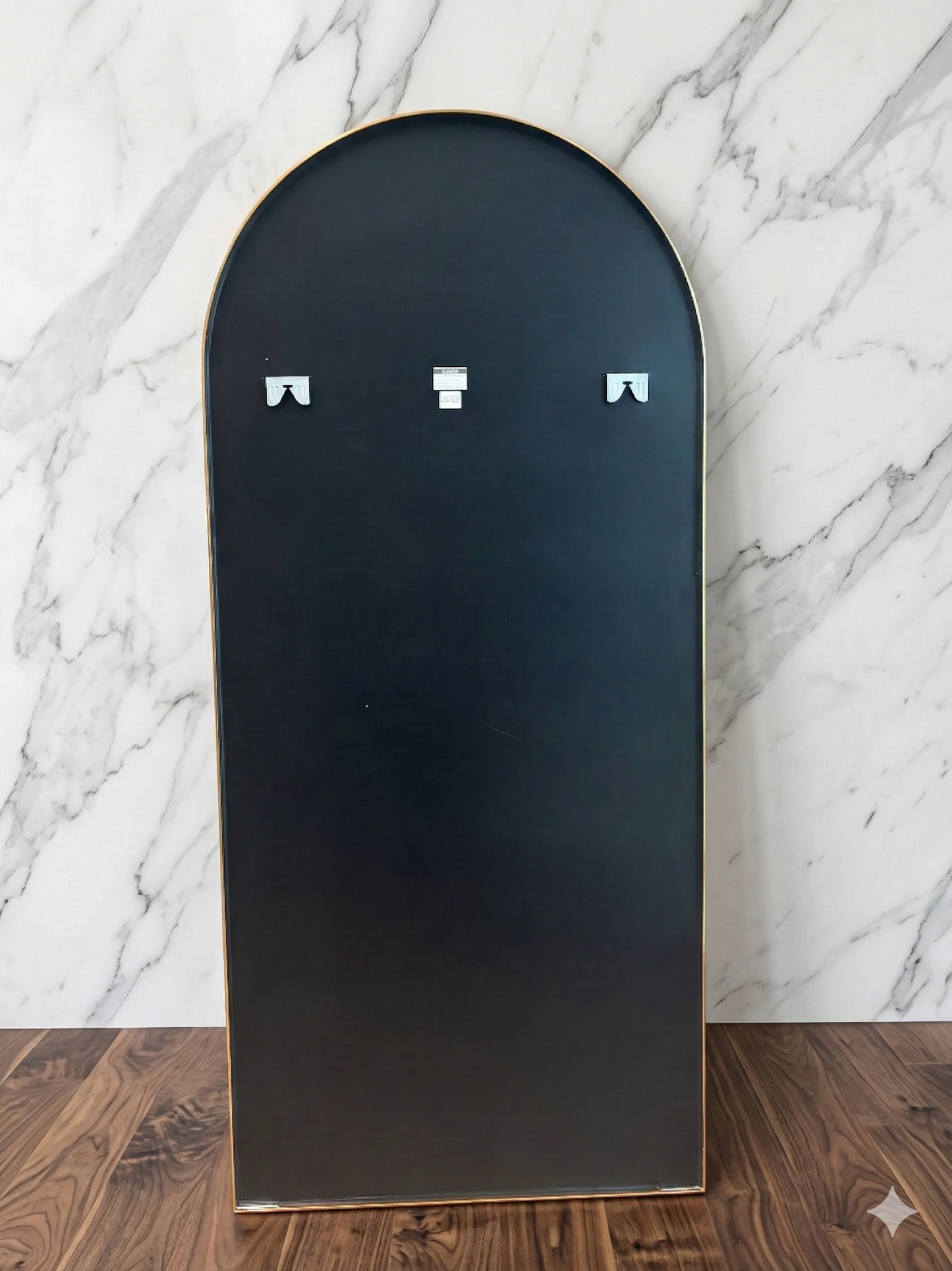 Box Metal Arch Mirror - GOLD - 200cm x 90cm