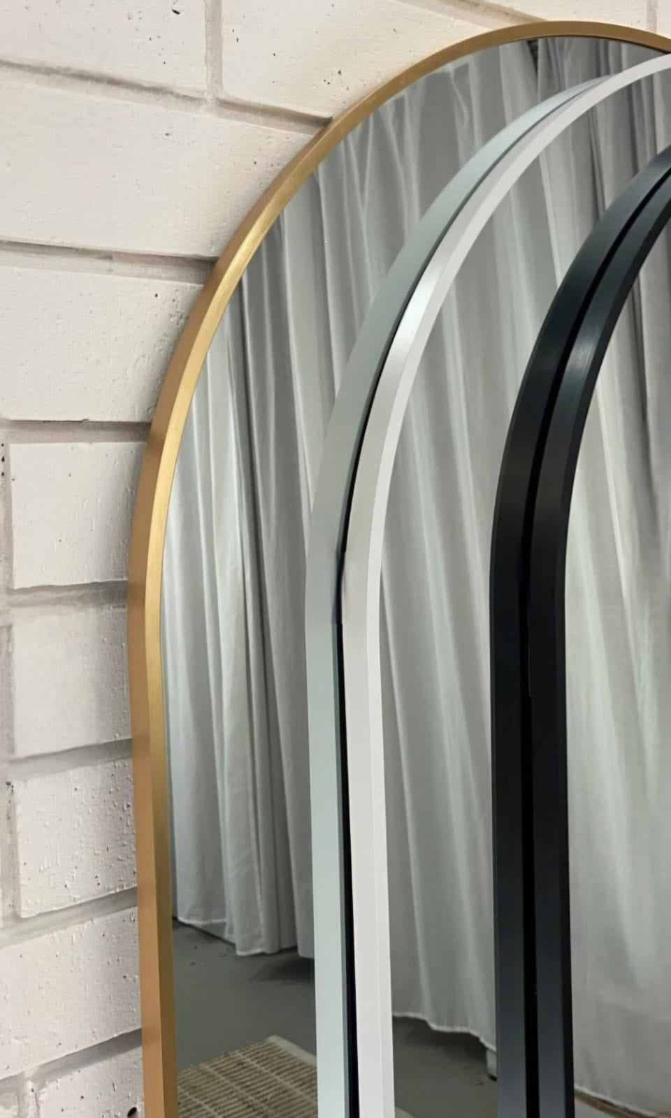 King Arch Mirror - Gold- 220cm x 120cm