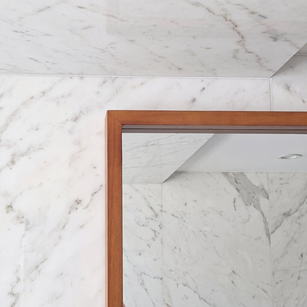 Boxa Full Length Boxed Rectangle Mirror - Walnut Wood – 200x100cm