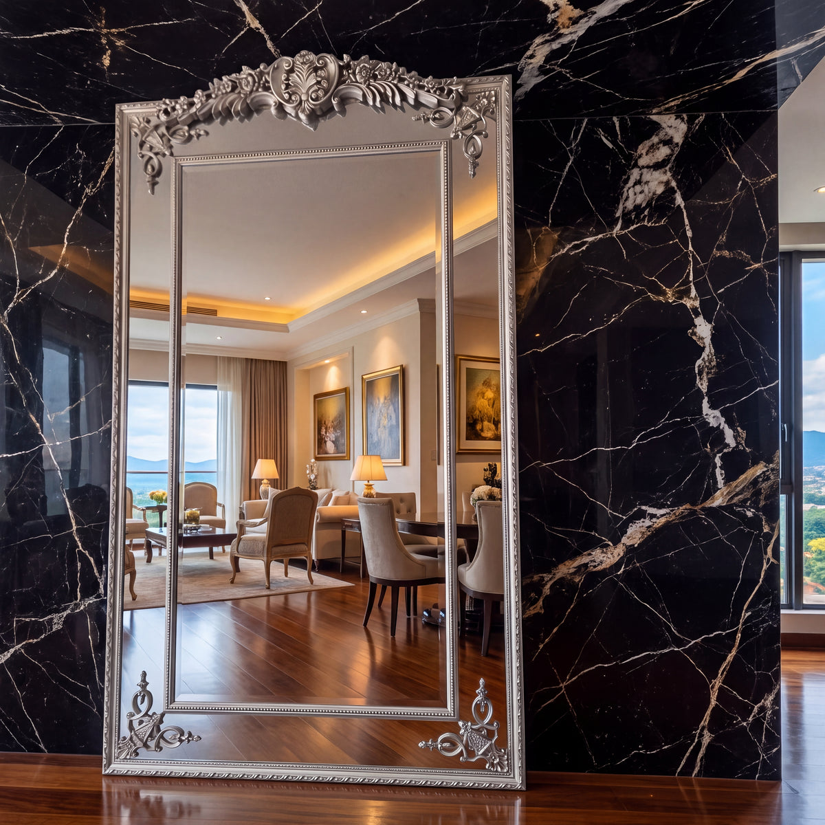 Rose-Hampton Mirror - Champagne - 210x120cm