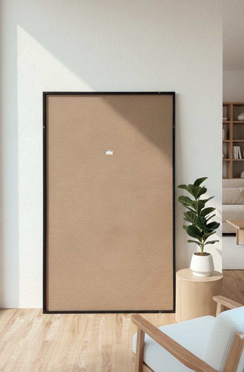 Full metal frame minimalist - Black - 200cm x 120cm