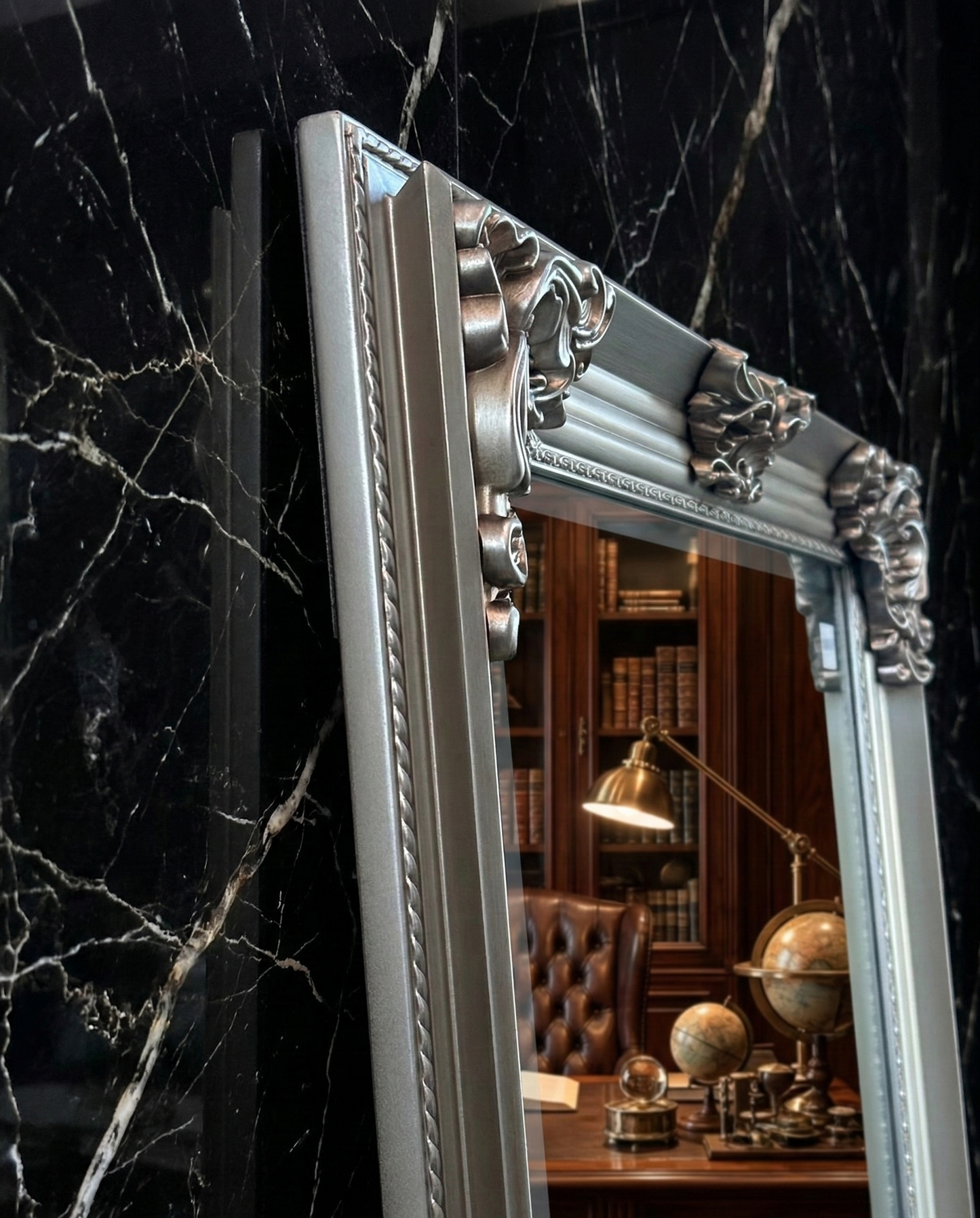 French Vienna Mirror - Champagne - 190cm x 90cm