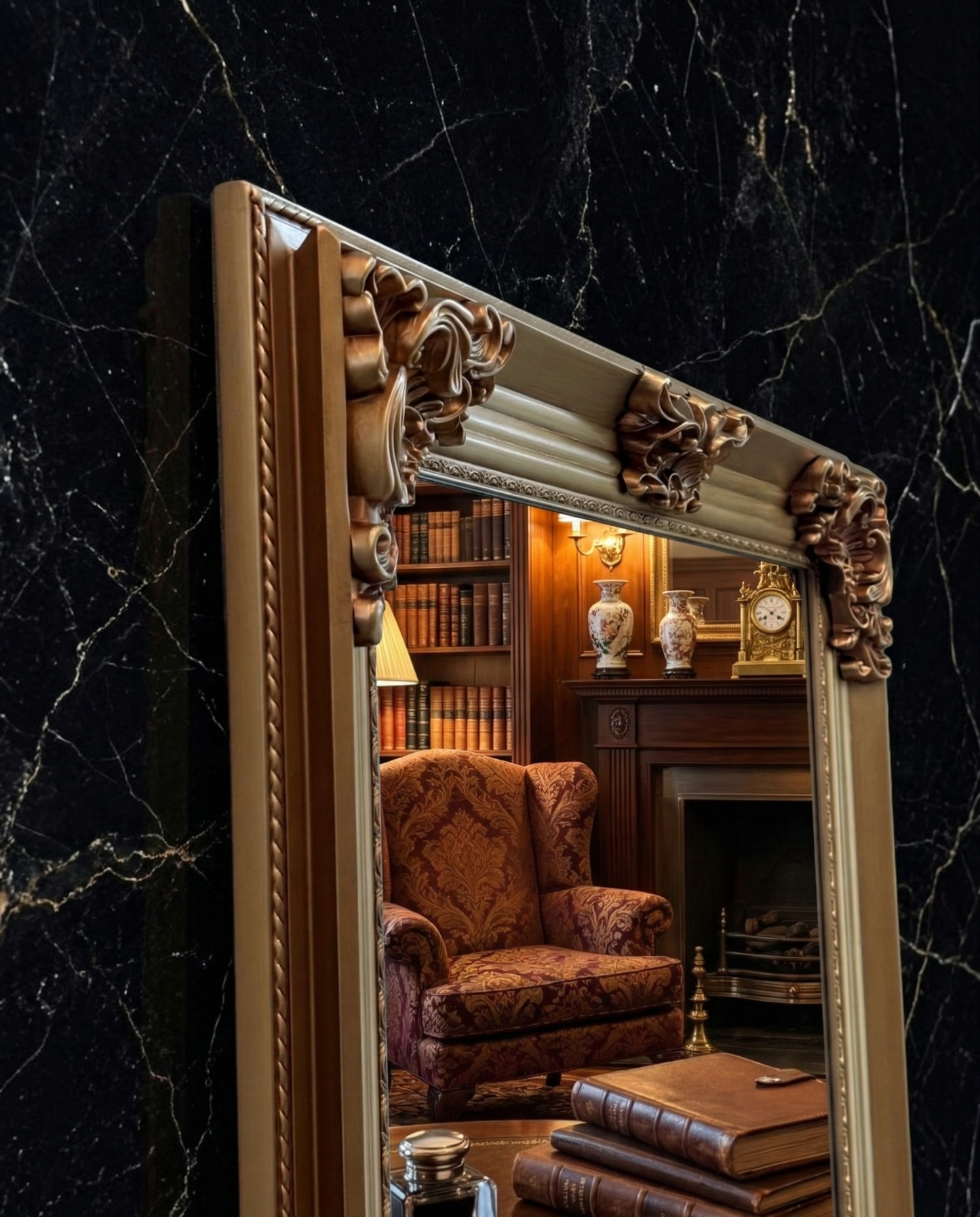 French Vienna Mirror - Gold - 190cm x 90cm