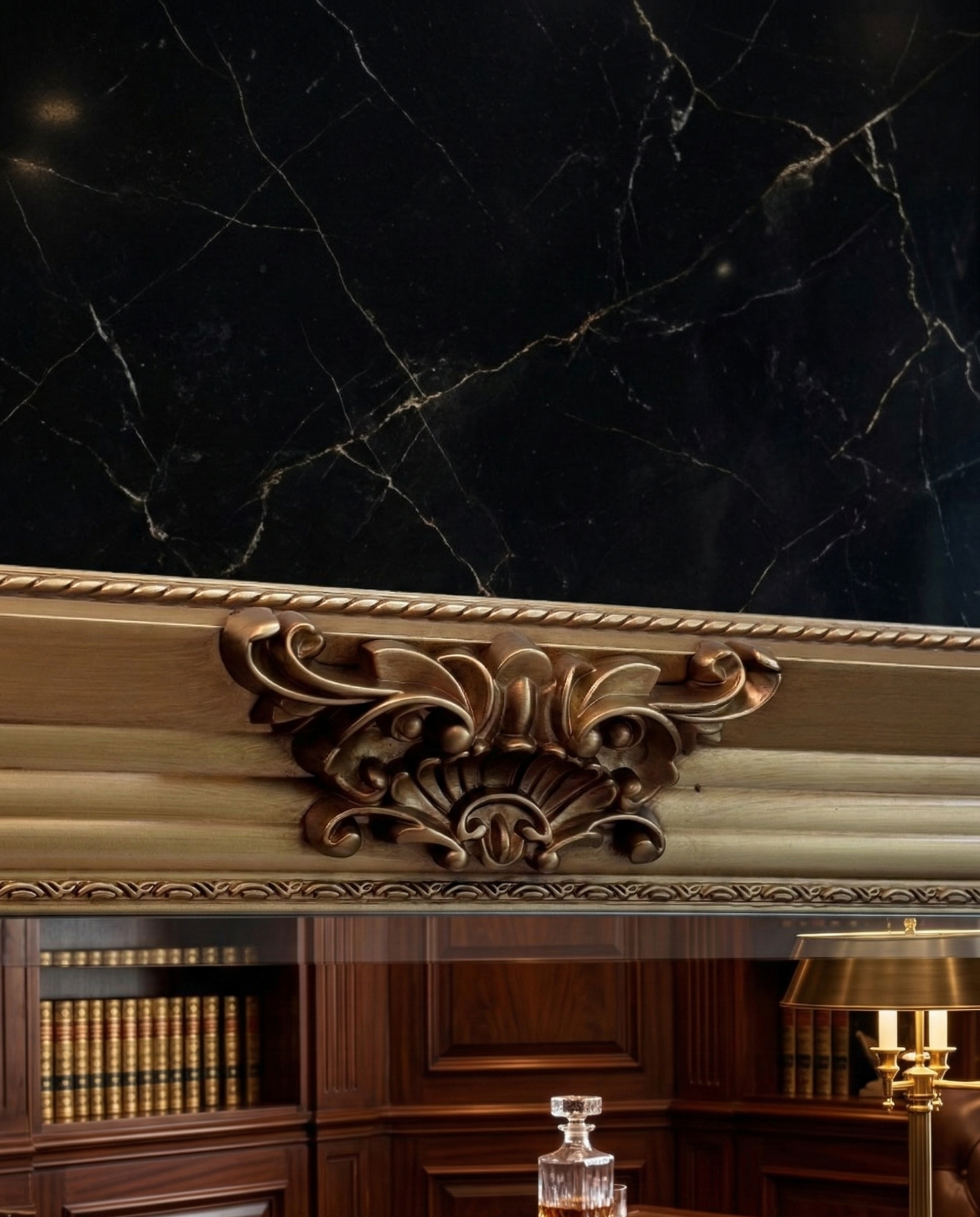 French Vienna Mirror - Gold - 190cm x 90cm