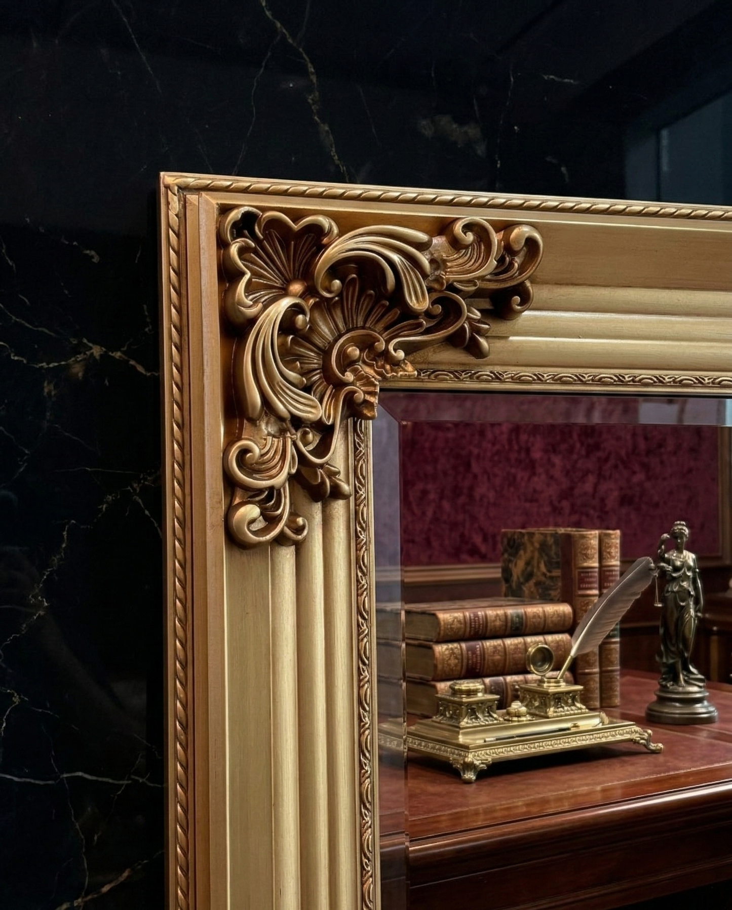 French Vienna Mirror - Gold - 190cm x 90cm